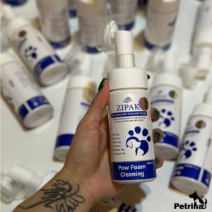فوم شستشوی پنجه سگ و گربه زیپک (بدون نیاز به آبکشی) | Zipak Paw Foam Cleaning