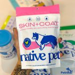 مکمل طبیعی تقویت پوست و مو سگ - 60 عددی | Native Pet AIR-DRIED SKIN + COAT