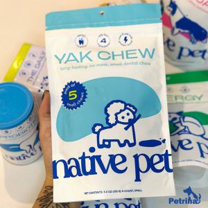 تشویقی دنتال سگ YAK CHEW غنی شده با پروتئین شیر یاک | Native Pet