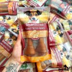تشویقی دنتال سگ اسمارت بونز با طعم کره بادام زمینی (2 تکه بزرگ) | Smart Bones Peanut Butter