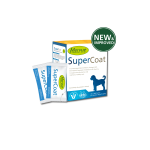 مکمل درمانی و تقویتی پوست و مو سگ SuperCoat برند Mervue | نژاد بزرگ | ساشه 15 ML