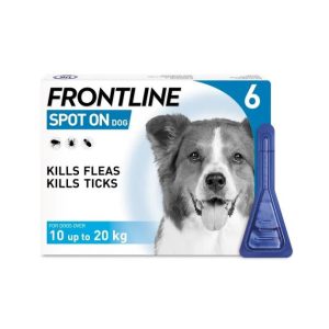 قطره ضد کک، کنه و شپش فرانتلاین برای سگ 10 تا 20 کیلو | Frontline Spot On Flea & Tick Treatment