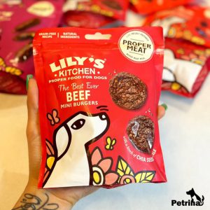 تشویقی سگ لیلیز کیچن مینی برگر بیف | طبیعی و بدون غلات LILIY's KITCHEN The Best Ever Beef Mini Burgers Dog Treats
