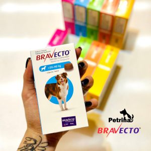 قرص ضد کک و کنه سگ براوکتو (20 تا 40 کیلو) | BRAVECTO Chew