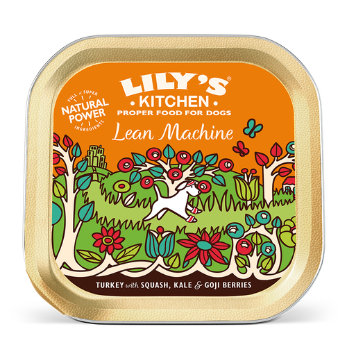 DLMT کنسرو سگ لیلیز کیچن | بدون غلات با گوشت بوقلمون و سبزیجات | مناسب تمام نژادها | Lily's Kitchen Lean Machine