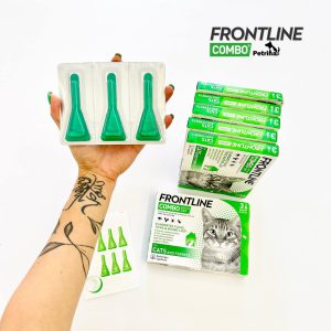 قطره ضد کک، کنه و شپش گربه فرانتلاین کمبو | 3 پیپت |  Frontline Combo Cat FRONTLINE Combo®Line Cat Spot On Flea & Tick Treatment