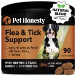 مکمل درمانی ضد کک و کنه سگ برند Pet Honesty (طبیعی و بدون مواد شیمیایی) پترینا