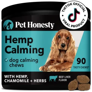 مکمل آرامش‌بخش و ضد استرس سگ Hemp Calming برند Pet Honesty