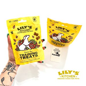 تشویقی سگ لیلیز کیچن آموزشی (سیب و پنیر چدار) | ارگانیک و بدون غلات LILIY's KITCHEN Organic Training Treats with Cheese & Apple