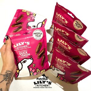 تشویقی سگ لیلیز کیچن | سوسیس اردک و گوزن | طبیعی و بدون غلات LILIY's KITCHEN Scrumptious Duck with Venison Sausages