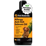 روغن سالمون سگ ضد حساسیت و ضد خارش 100% طبیعی و خالص برند Pet Honesty همه نژادها