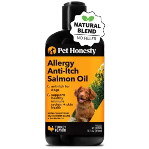 روغن سالمون سگ ضد حساسیت و ضد خارش 100% طبیعی و خالص برند Pet Honesty همه نژادها