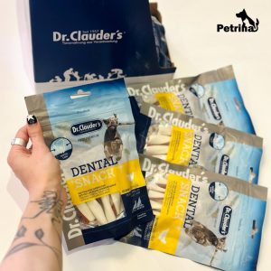 تشویقی دنتال سگ دکتر کلادرز طعم مرغ | نژاد کوچک | وزن ۸۰ گرم | Dr.Clauder´s Dental Snack