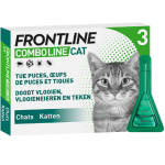 قطره ضد کک، کنه و شپش گربه فرانتلاین کمبو | 3 پیپت | Frontline Combo Cat