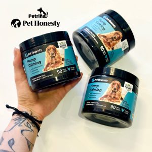 مکمل آرامش‌بخش و ضد استرس سگ Hemp Calming برند Pet Honesty طبیعی - مناسب همه نژادها