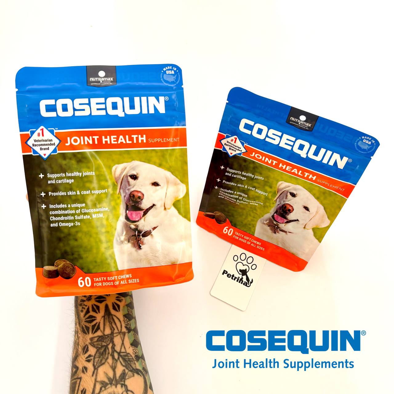 Cosequin Joint Health Supplement for Dogs Soft Chews مکمل تقویت مفاصل و غضروف سگ کوزکویین | 60 عدد | COSEQUIN Joint Health Supplement