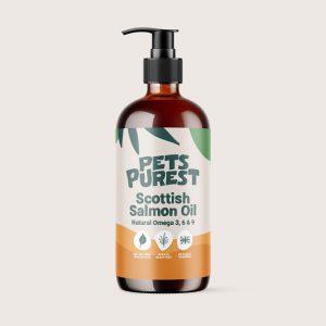 روغن سالمون اسکاتلندی سگ و گربه 100% طبیعی برند Pets Purest