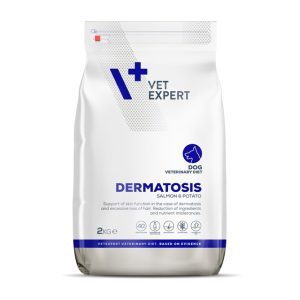 غذای خشک درمانی درماتوزیس سگ برند VetExpert | حساسیت پوستی و غذایی (2 کیلو)