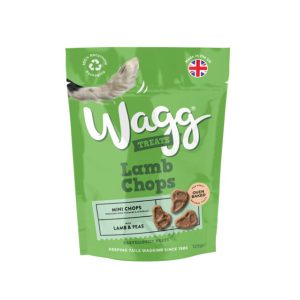 تشویقی سگ (آموزشی) برند Wagg | گوشت بره و نخود فرنگی Wagg Mini Lamb Chops with Lamb & Peas