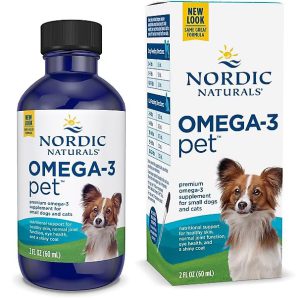 شربت امگا3 سگ و گربه (خالص و طبیعی) | 60 میل | Nordic Naturals OMEGA-3 Pet