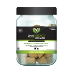 مکمل پیشرفته ضد خارش و حساسیت فصلی - محیطی سگ و گربه برند وتری ساینس | 90 عدد VetriScience Derma Strength Pro™ Skin Supplement for Dogs & Cats Chews