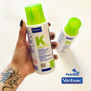 شامپوی ضد شوره و قارچ سگ و گربه Sebolytic برند Virbac | همه نژادها | 200 ml Virbac Sebolytic Shampoo for Dogs and Cats A shampoo for greasy, scaly and dry skin