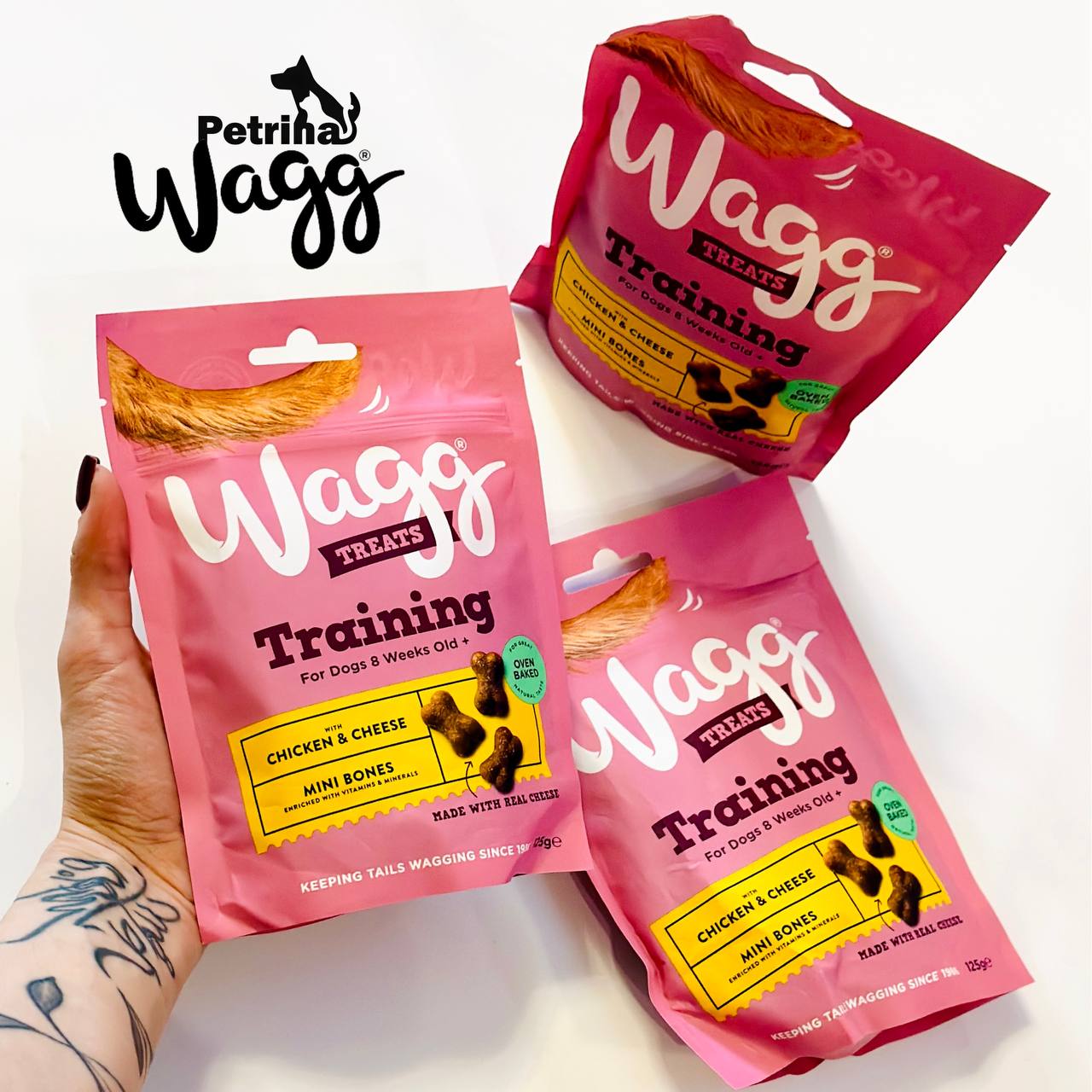 Wagg Training Treats with Chicken & Cheese تشویقی سگ (آموزشی) برند Wagg | مرغ و پنیر
