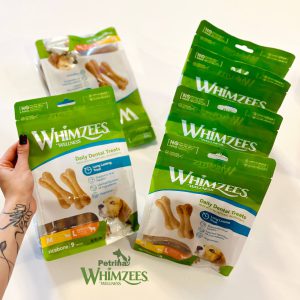 تشویقی دنتال سگ WHIMZEES | ضد حساسیت و زمانبر طولانی مدت - نژاد متوسط و بزرگ (9 عدد)