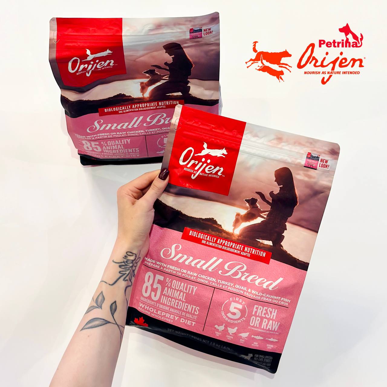 ORIJEN SMALL BREED غذای خشک سگ اوریجن اسمال برید نژاد کوچک 4/5 کیلو ORIJEN SMALL BREED