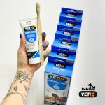 کیت خمیر دندان آنزیمی، مسواک سگ و گربه برند VETIQ | مراقبت از دندان و لثه VETIQ® Denti-Care Kit For Cats & Dogs