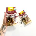 تشویقی دنتال سگ جیم داگ | کاهش جرم و پلاک دندان | بسته 4 عددی Gim Dog Chewbone RAWHIDE STICK