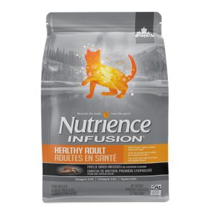 غذای گربه نوترینس | فریزدراید مدل اینفیوژن (2/27 کیلو) | گوشت مرغ ارگانیک Nutrience Infusion Healthy Adult Cat Food | Chicken