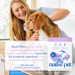 مکمل شیر بز Native Pet | تقویت‌کننده سگ کار، ریکاوری و بازسازی بدن Native Pet Goat Milk toppers