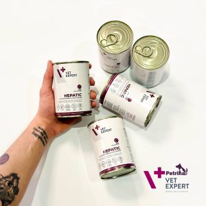 کنسرو درمانی هپاتیک سگ برند VetExpert | سلامت عملکرد سلول‌های کبد | 400 گرم VetExpert Hepatic WET Dog Food