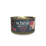 کنسرو گربه SCHESIR Dark فیله مرغ و گوشت گاو | 80 گرم SCHESIR After Dark Chicken With Beef in paté 80g in can Food for adults
