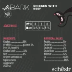 کنسرو گربه SCHESIR Dark فیله مرغ و گوشت گاو | 80 گرم SCHESIR After Dark Chicken With Beef in paté 80g in can Food for adults
