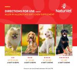 ضد آلرژی سگ طبیعی نچر وت (آمریکایی)| 180 عدد NaturVet® Aller-911® Allergy Aid Soft Chews