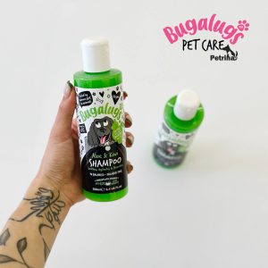 شامپو سگ Bugalugs (انگلیسی) ، ضد شوره، تسکین‌دهنده و مرطوب‌کننده - 100% طبیعی و وگان | 250 میل Bugalugs Aloe & Kiwi Soothing Dog Shampoo