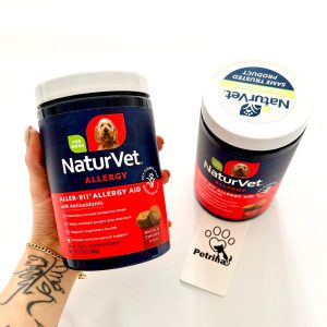 ضد آلرژی سگ نچر وت (آمریکایی) | 100% طبیعی 180 عدد | NaturVet® Aller-911® Allergy NaturVet® Aller-911® Allergy Aid Soft Chews