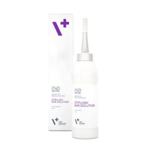 محلول ضد عفونی کننده گوش سگ و گربه OTIFLUSH برند وت اکسپرت (125 میل) OTIFLUSH – EAR LIQUID VetExpert