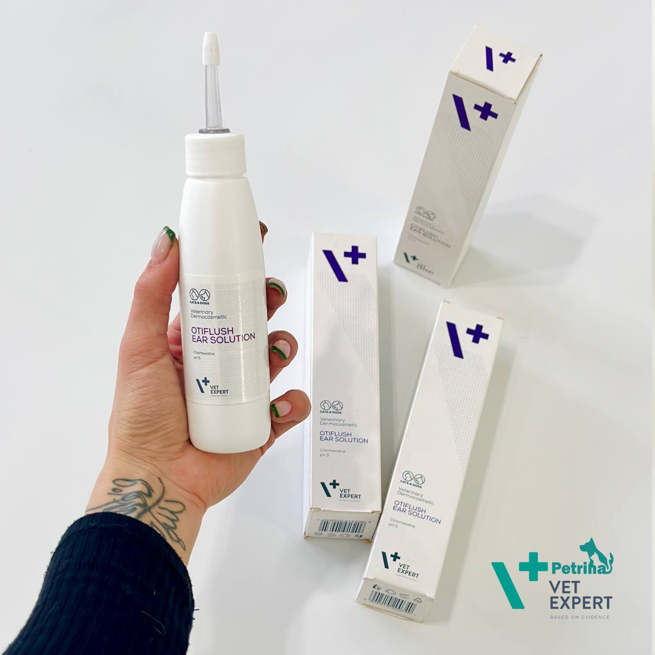 OTIFLUSH – EAR LIQUID VetExpert محلول ضد عفونی کننده گوش سگ و گربه OTIFLUSH برند وت اکسپرت (125 میل) OTIFLUSH – EAR LIQUID VetExpert