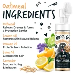 وم تمیز کننده پنجه سگ Bugalugs (انگلیسی) ، عصاره جود دوسر - 100% طبیعی و وگان | 200 میل Bugalugs Oatmeal No Rinse Paw Cleaner