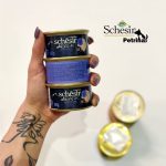 کنسرو گربه SCHESIR Dark فیله مرغ و اردک | 80 گرم SCHESIR After Dark Chicken With Duck in broth 80g in can Food for adults