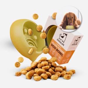 ظرف آرام‌خور سگ (انگلیسی) برند OurDogsLife | ساخته شده با بامبو OurDogsLife Slow Feeder Dog Bowl