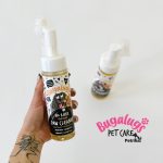 فوم تمیز‌کننده پنجه سگ Bugalugs (انگلیسی)، عصاره جود دوسر - 100% طبیعی و وگان | 200 میل Bugalugs Oatmeal No Rinse Paw Cleaner