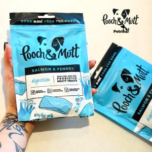 تشویقی سگ پروبیوتیکی گوارش حساس با ماهی سالمون Pooch & Mutt | هایپو آلرژی و طبیعی Pooch & Mutt Health & Digestion Probiotic Fish Treats