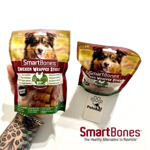 تشویقی دنتال سگ اسمارت بونز | 9 عدد (رول مرغ و سبزیجات) | SmartBones® Chicken Wrapped SmartBones® Chicken Wrapped Sticks MiniSmartBones® Chicken Wrapped Sticks Mini