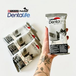 تشویقی دنتال سگ دنتالایف پورینا DentaLife | کاهش جرم و تارتار | سایز متوسط (۳ تکه)