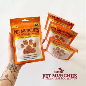 تشویقی سگ (آموزشی) پت مانچیز | کم چرب و 100% طبیعی | سینه مرغ Pet Munchies Chicken Dog Training Treats 50g