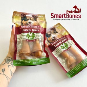 تشویقی دنتال سگ اسمارت بونز با طعم مرغ و سبزیجات (2 تکه بزرگ) | SmartBones Chicken 1 تشویقی دنتال سگ اسمارت بونز با طعم مرغ و سبزیجات (2 تکه بزرگ) | SmartBones Chicken
